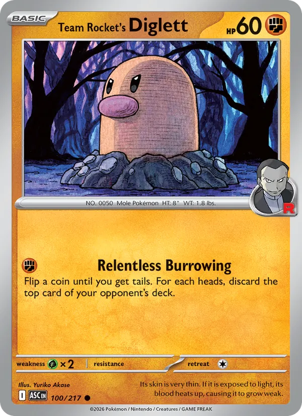 Team Rocket's Diglett