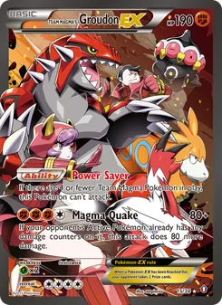 Team Magma's Groudon EX